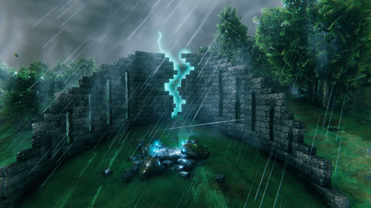 A monument to Thor! My entry for the #10thRealmBuild ⛈️My first build with stone - up on desolate hilltop where once lightening struck. I wanted to use stone only, with minimal decorations, so that it felt both ancient and timeless. (No mods used.)
<a href="/Valheimgame/">Valheim 🌟</a>