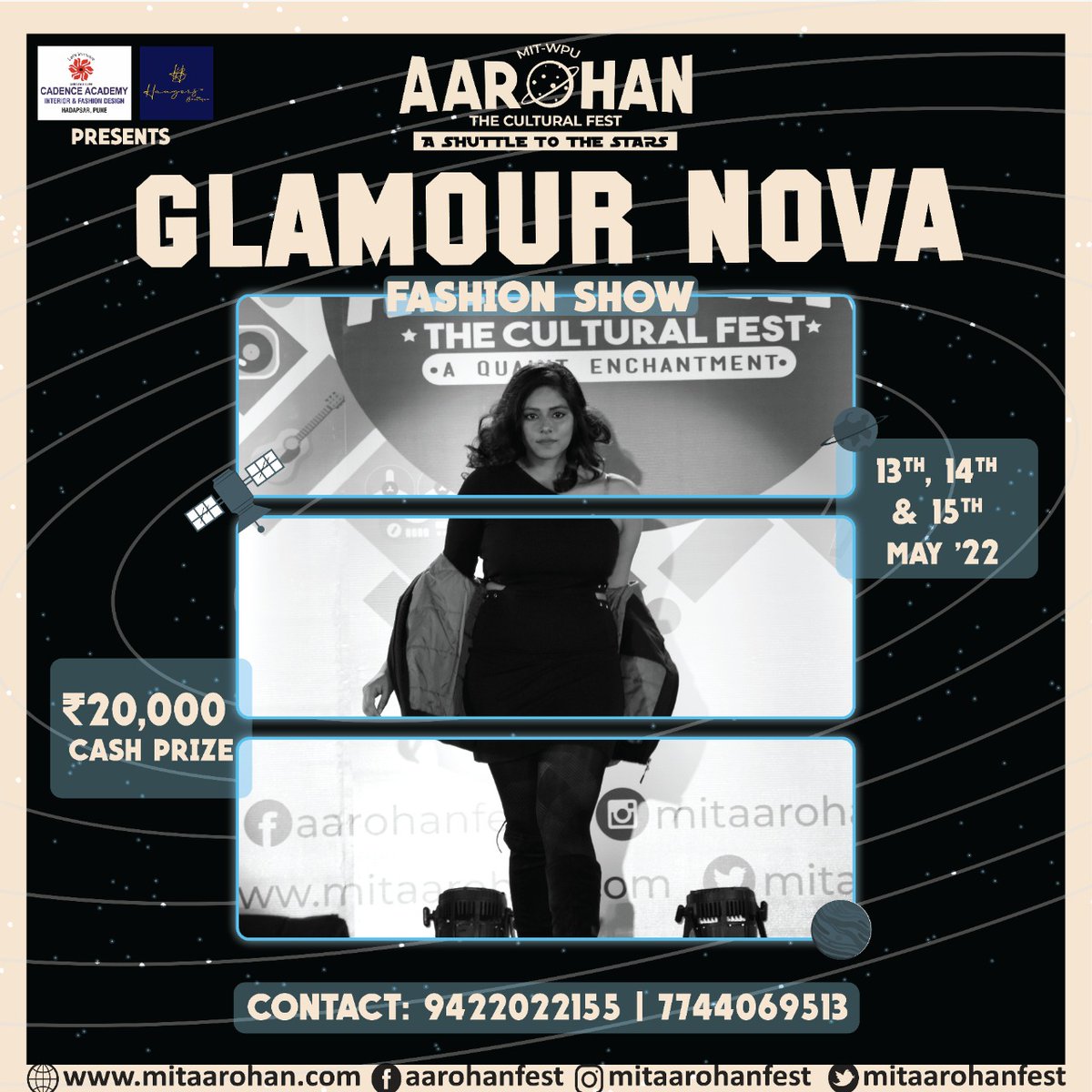 mitaarohanfest's tweet photo. "Elegance is not standing out, but being remembered."
MIT-WPU Aarohan-The Cultural Fest brings to you Glamour Nova, our fashion show competition.

#mitaarohanfest2022 #mitaarohan #culturalfest #fest #competition #fashion #fashionshow #fashioninsta #fashionshowcase https://t.co/3OGH4MyAKS