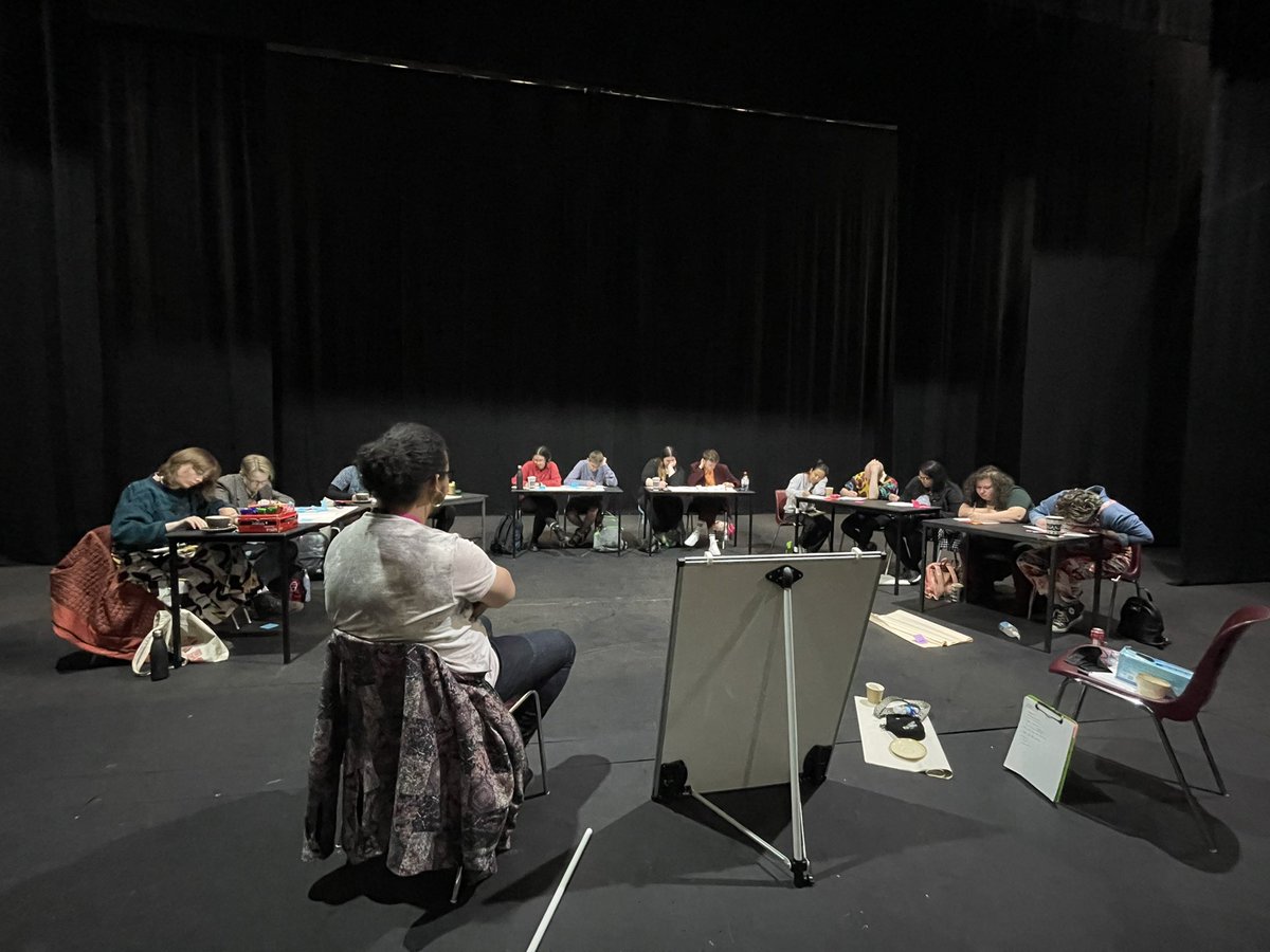 aliceeklund_'s tweet photo. What a truly joyful experience running the #OUTRAGEUS workshop for writers. I can’t wait to see all of your queer joy pieces come to life! Diolch @ShermanTheatre for letting this queer gal be in her element with @RahimAbde_1 especially. Watch this space! https://t.co/CTrozHCZQN