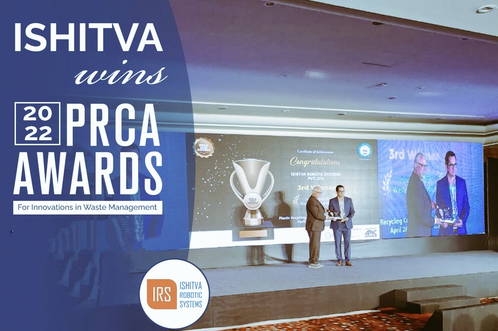 JiteshDadlani's tweet photo. @IshitvaSystems won #PRCA2022 Waste Innovation Award at Delhi. #Plasticrecyclingconferenceasia
#wastemanagement #plasticsorting #wastesorting #circulareconomy #ai #robotics #aiforgood #startup https://t.co/WSLwq56Dzm