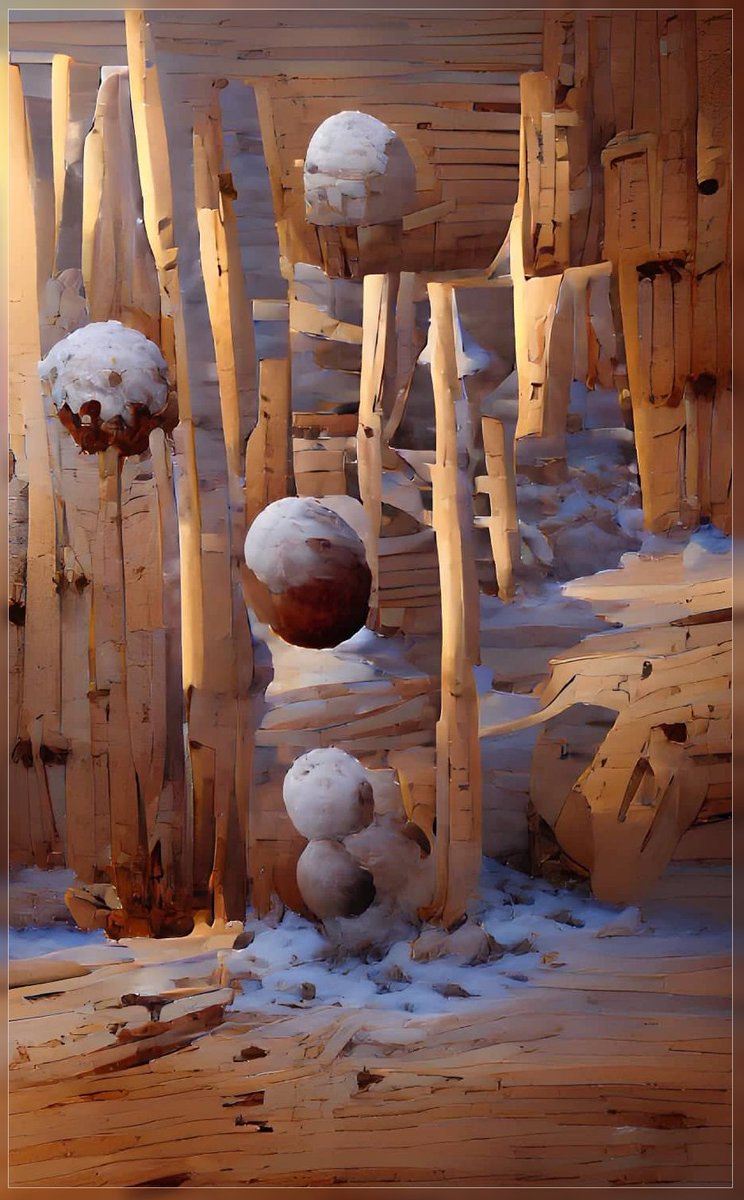 🔥🔥NEW DROP🔥🔥 

"#1 Wooden snowballs" is now available on <a href="/opensea/">OpenSea</a>

Be an early holder in this semi-AI collection
Price: 0.009 $ETH Polygon ↗️

opensea.io/assets/matic/0…
#NFTCommunity #AIArtwork #aiartcommunity  #OpenSeaNFT #nftart #nftcollectors #nftdrop #nftcollection