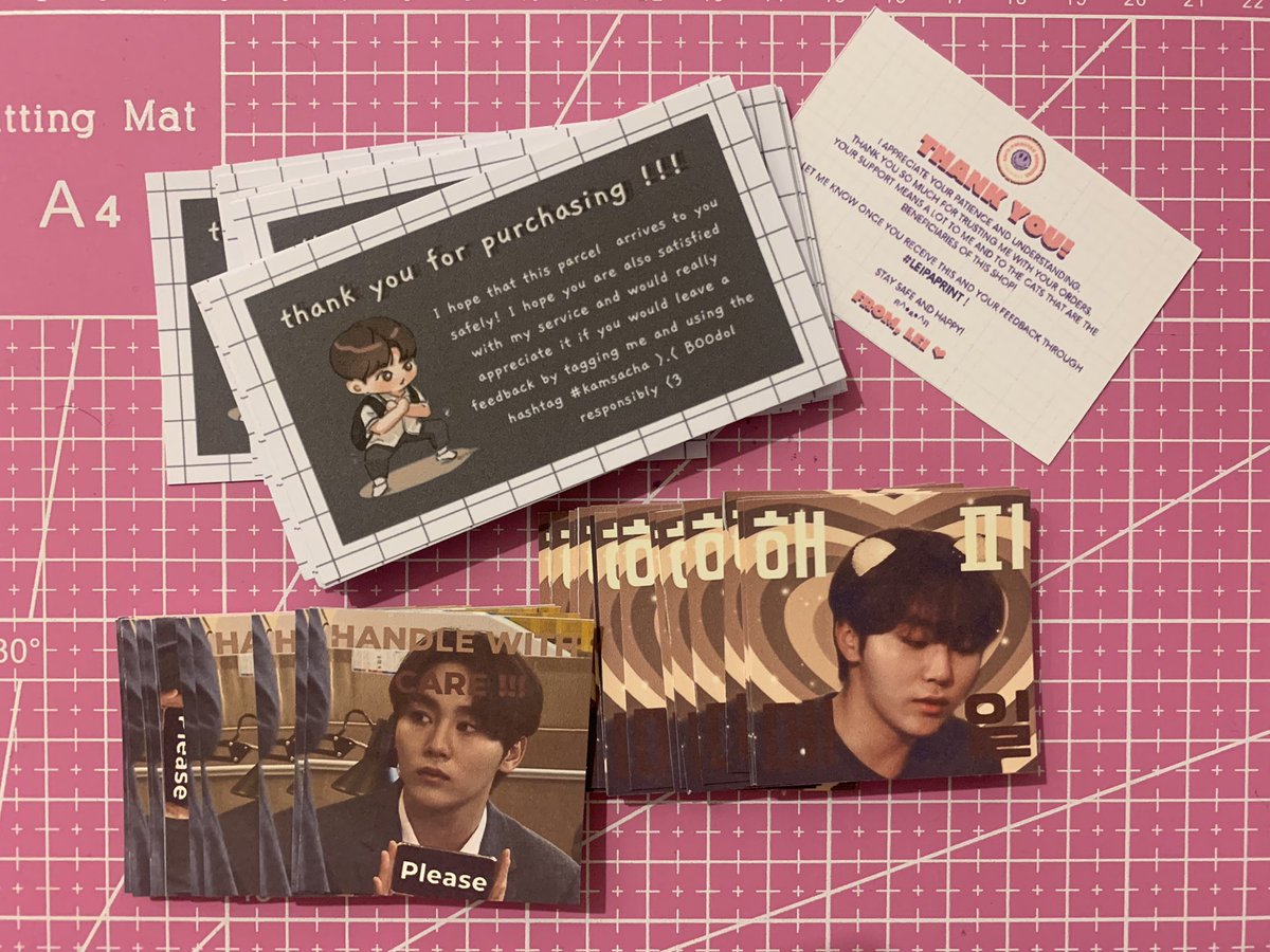 budolniboo's tweet photo. ✉︎ #chamails
— as expected from @leipaprint ang ganda talaga ng quality huhu ㅠㅠ thank you po kasi ang bilis nagawa nung pinaprint ko kahit biglaan yieee <33 new stickers and thank you cards na pag nagbenta aq hihi >< #leipaprint https://t.co/g6iNRqxTqv