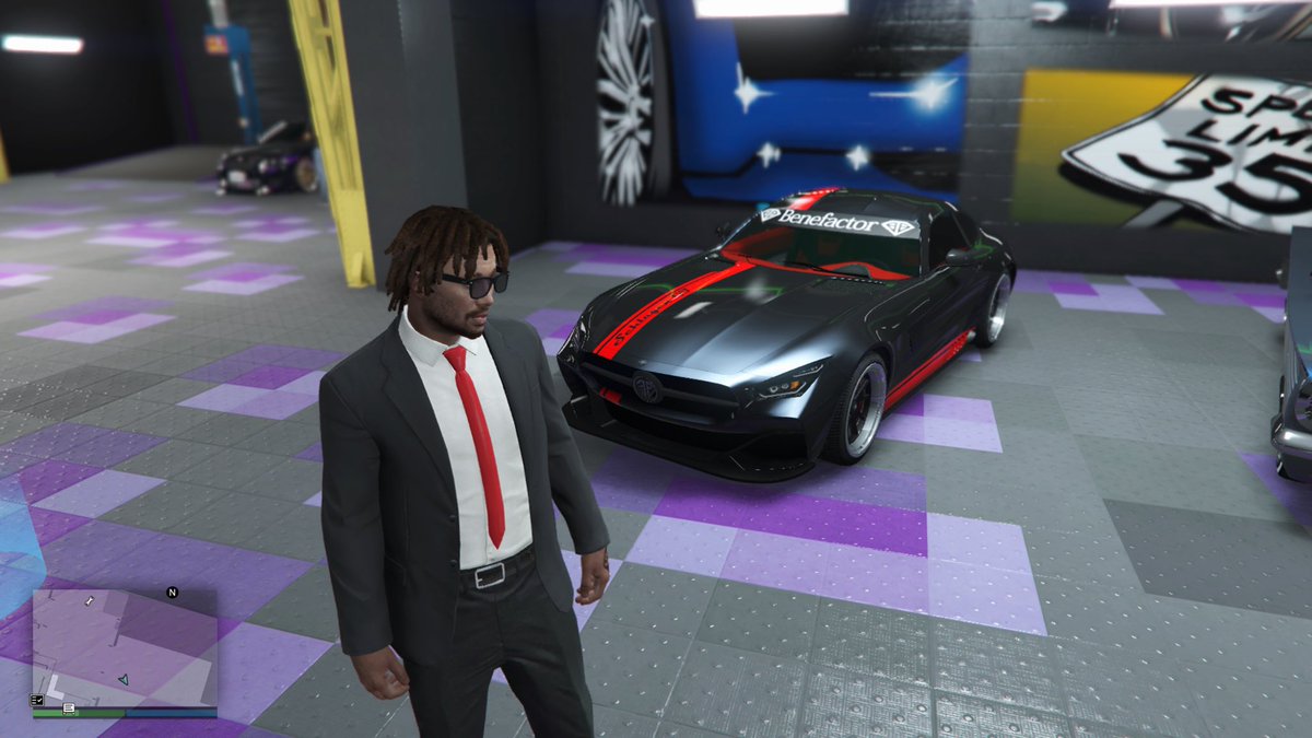 massra93's tweet photo. Just chillin in the #shop. My #hitman mock-up. What do you guys think? 

#schafter #mercedes #coupe #custom #autoshop #GTAV #cosplay https://t.co/Btqho7Fx7f