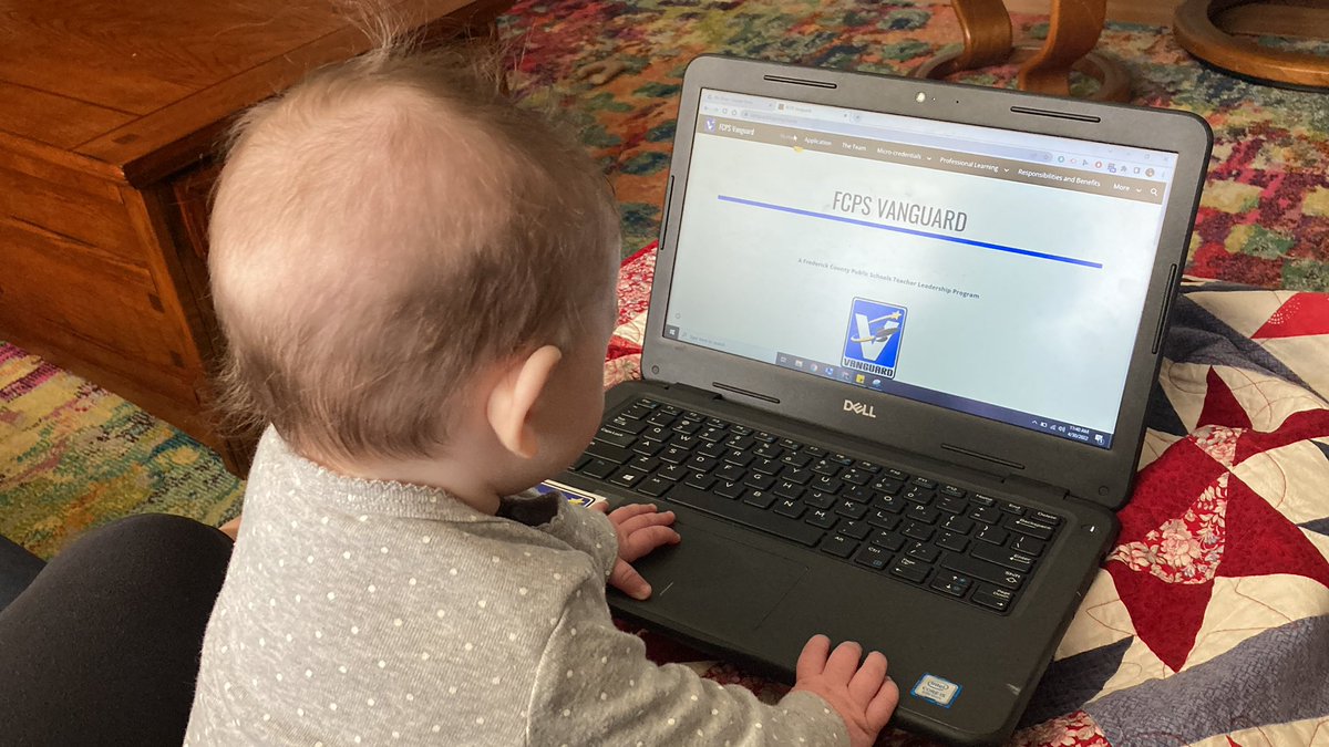 LDankoFCPS's tweet photo. This year has brought A LOT of changes! Excited to start my final journey with #FCPSVanguard and my best helper ❤️ https://t.co/7zIK574GQd