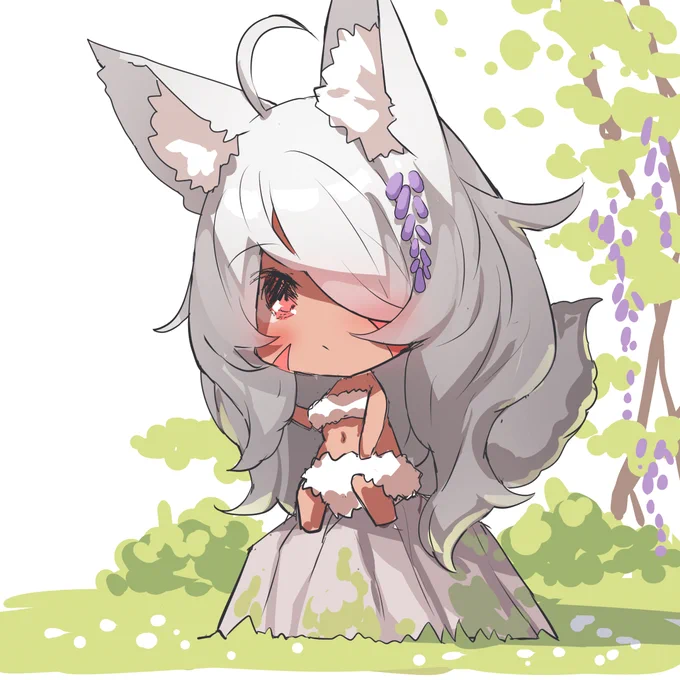 #深夜のひっそり落書き#生存報告落書きたまにボサボサになる野生さん。 