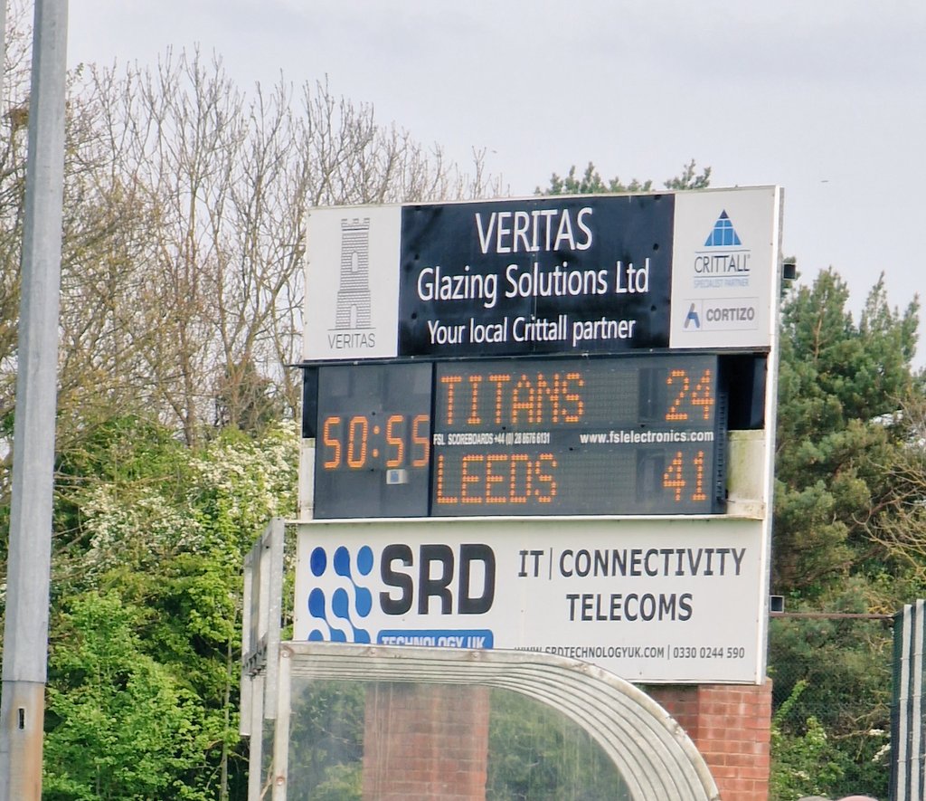 LeedsTykes's tweet photo. Confirmation of the final score 24-41 https://t.co/oATxRyYgMy
