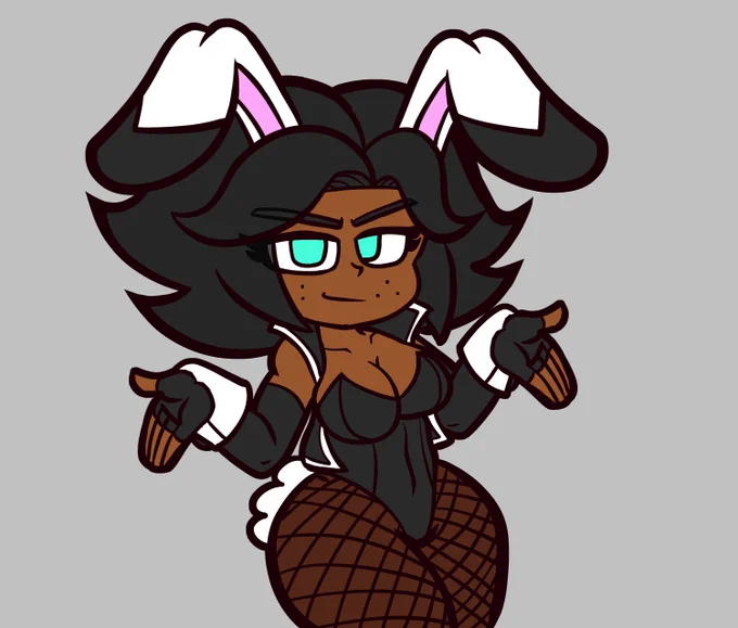 Had to get another #Bunnysuit out before april ended, this time with Pallus 