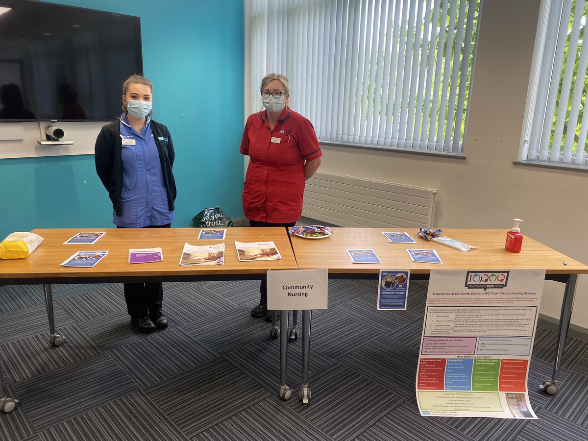 michellesloan67's tweet photo. Fantastic day spent at the @setrust Recruitment day.  It was a great opportunity to speak to so many people interested in joining our nursing family. It was also great to catch up with some friends face to face.  #rcn #QUB #UU #openuniversity #studentnurse #setcareers https://t.co/Hu7INHYogh