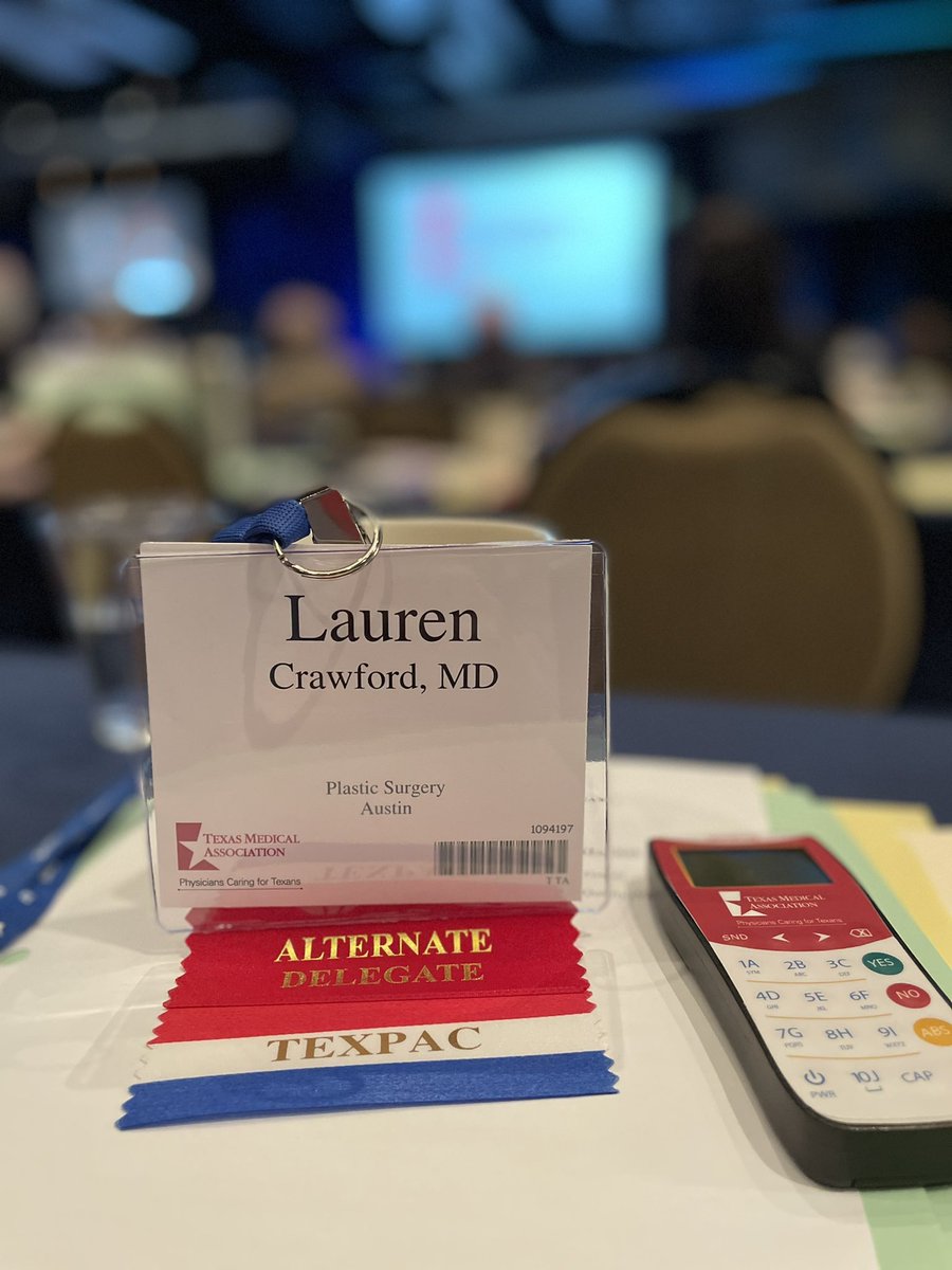 DrLCrawford's tweet photo. Proud to serve as a voting delegate today at the #TMA house of delegates. #texasmedicine #tcms https://t.co/XtOAuoRv2y