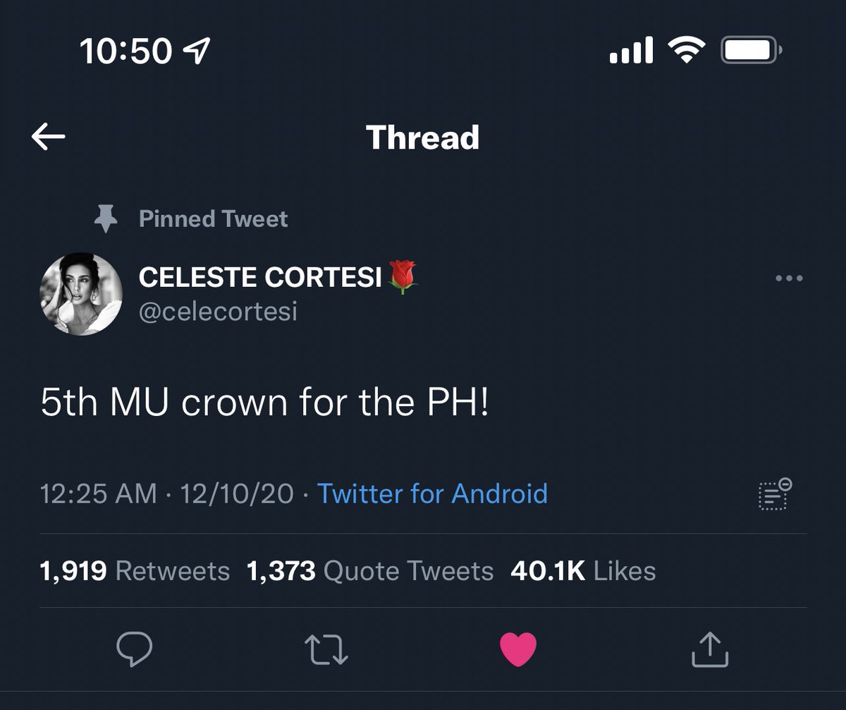ingkoopatt's tweet photo. Talk about “MANIFESTING”
Congrats queen @celecortesi for MUPh 2022 #MissUniversePH2022 https://t.co/k8CX3qalTQ