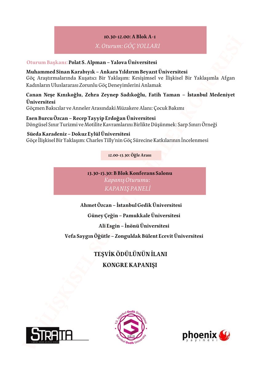Strata: İlişkisel Sosyal Bilimler Dergisi (@stratadergi) on Twitter photo 