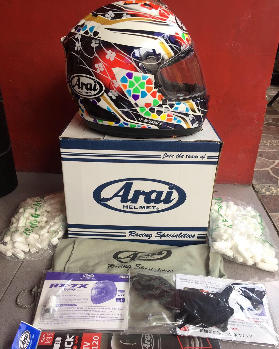 abdol_rezpector's tweet image. -
Forsale : 
• Arai Rx7x Nakagami GP2 
• Size L (59.60) 
•Lengkap Fullset
• SNI Snell 2020D 
• Harga : 8.6jt include pinlock 
• Wa : 085899692067 
• Lokasi : Solo , Jawa Tengah
#helmsecond #araisecond #jualbelihelmarai #arairx7x