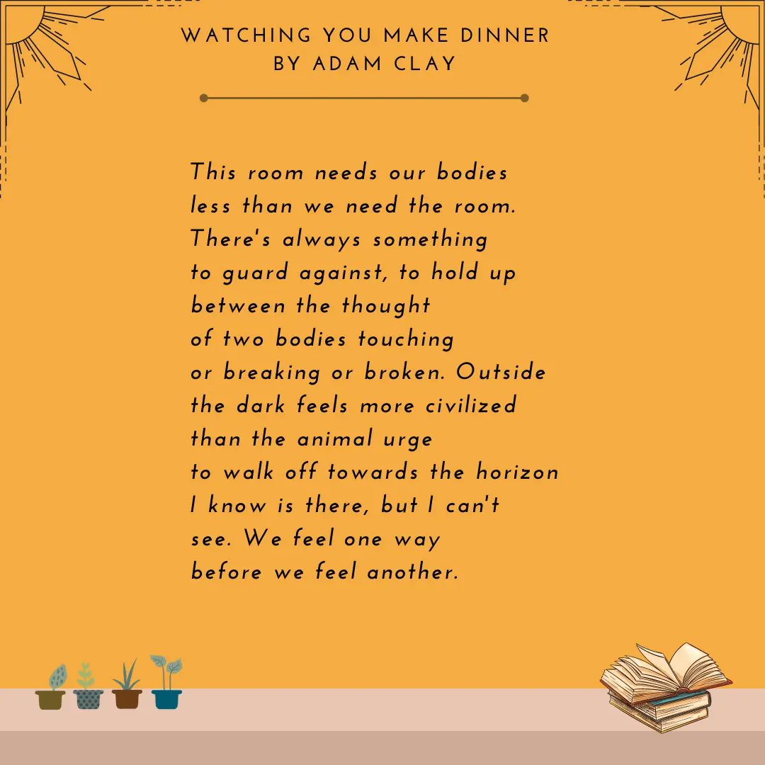 To end our celebration of Mississippi poets, we’d like to highlight Adam Clay!

Clay is the author of four collections of poetry, and you can check out more of his work in his latest volume, To Make Room for the Sea. Happy reading!

#NationalPoetryMonth