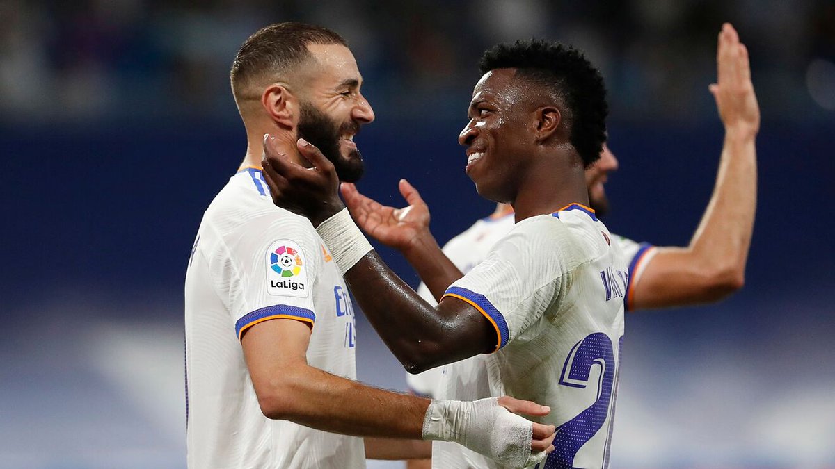 😍 La conexión Benzema y Vinícius hasta el final.