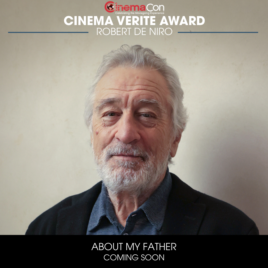 Robert De Niro from “About My Father” receives the Cinema Verite Award at CinemaCon.