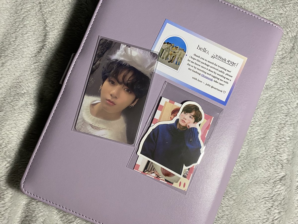 enamouredkv's tweet photo. from: @cartseok 

again, thank you for sliding into my dms and completing my taekook mots7 agenda 🥹 super smooth transaction 💗 

#fromseok https://t.co/ZE9zOI1Wct