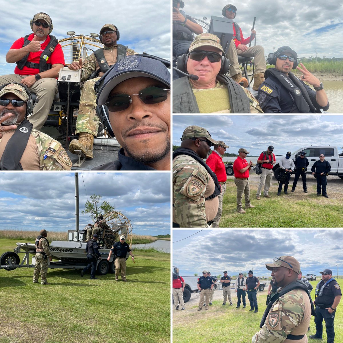 HCSO_CIB's tweet photo. This past week, our Maritime Tactical operation section and our Flood rescue/Special Response Group attended a week long Airboat operation training with @NASBLA. The training is in preparation for the upcoming hurricane season. Great work! https://t.co/FvvpUfpan2