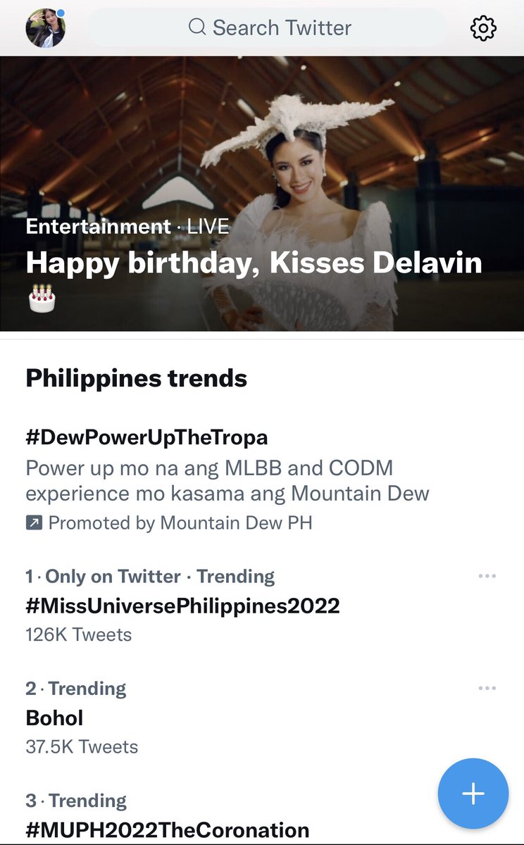 Happy Birthday Kween! Pati si Twitter Bird may pagbati ^.^

<a href="/KissesDelavin/">Kisses Delavin</a>

KISSES XXIII
#HappyBDayKIS23S