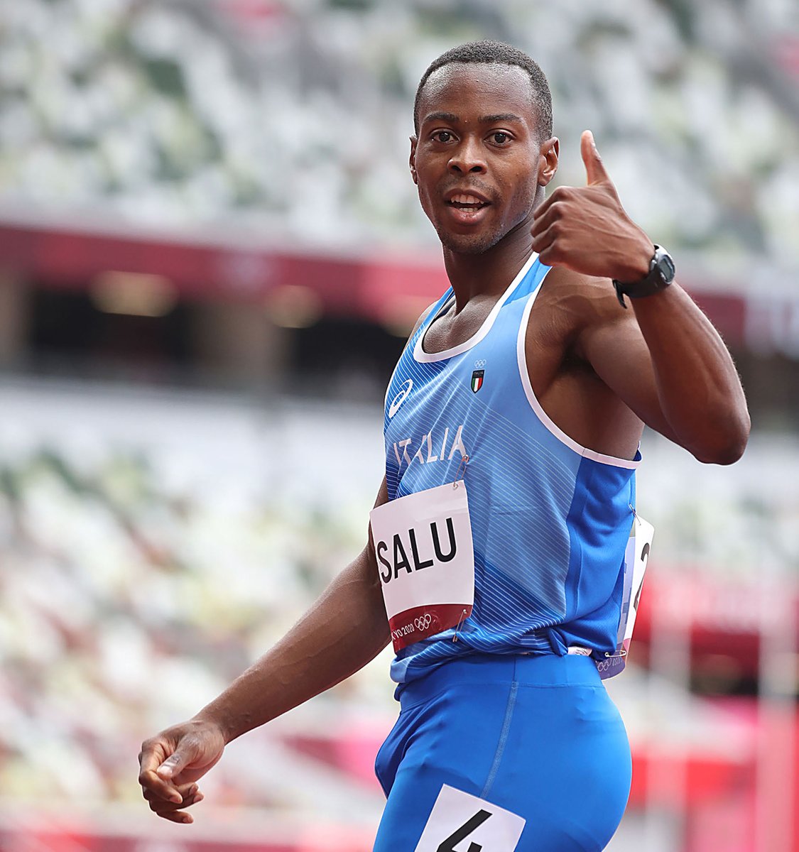 atleticaitalia's tweet photo. #atletica 😎 FAUSTO IS BACK! 

🥇 esordio con 15.07 (+1.3) nei 150 metri all'Arena di Milano per l'oro olimpico della 4x100 Fausto Desalu: è la migliore prestazione italiana (con cronometraggio elettrico)

👏 battuto il 15.17 di Giovanni Puggioni (1997) e Chituru Ali (domenica) https://t.co/Tp8eca26md