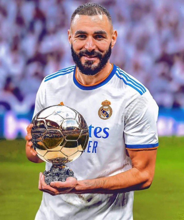 If Real Madrid wins the Champions league, Benzema will win the Ballon D’or x.com/i/spaces/1zqKV…