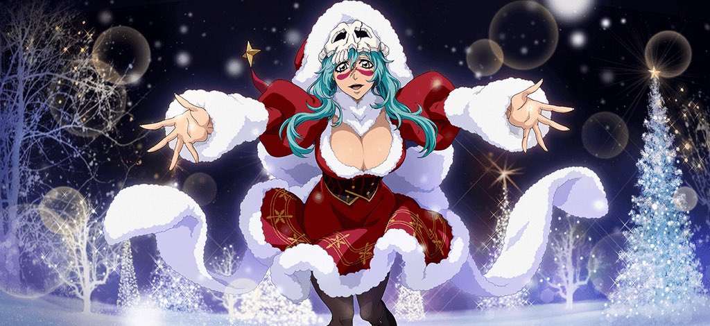 SirAuron78's tweet photo. Some of my favorite seasonal waifu!  Nel and Noel being my favorite waifus 🥰😘 #ConnectwithBraveSouls #BleachBraveSouls https://t.co/wEZTvZsNDc