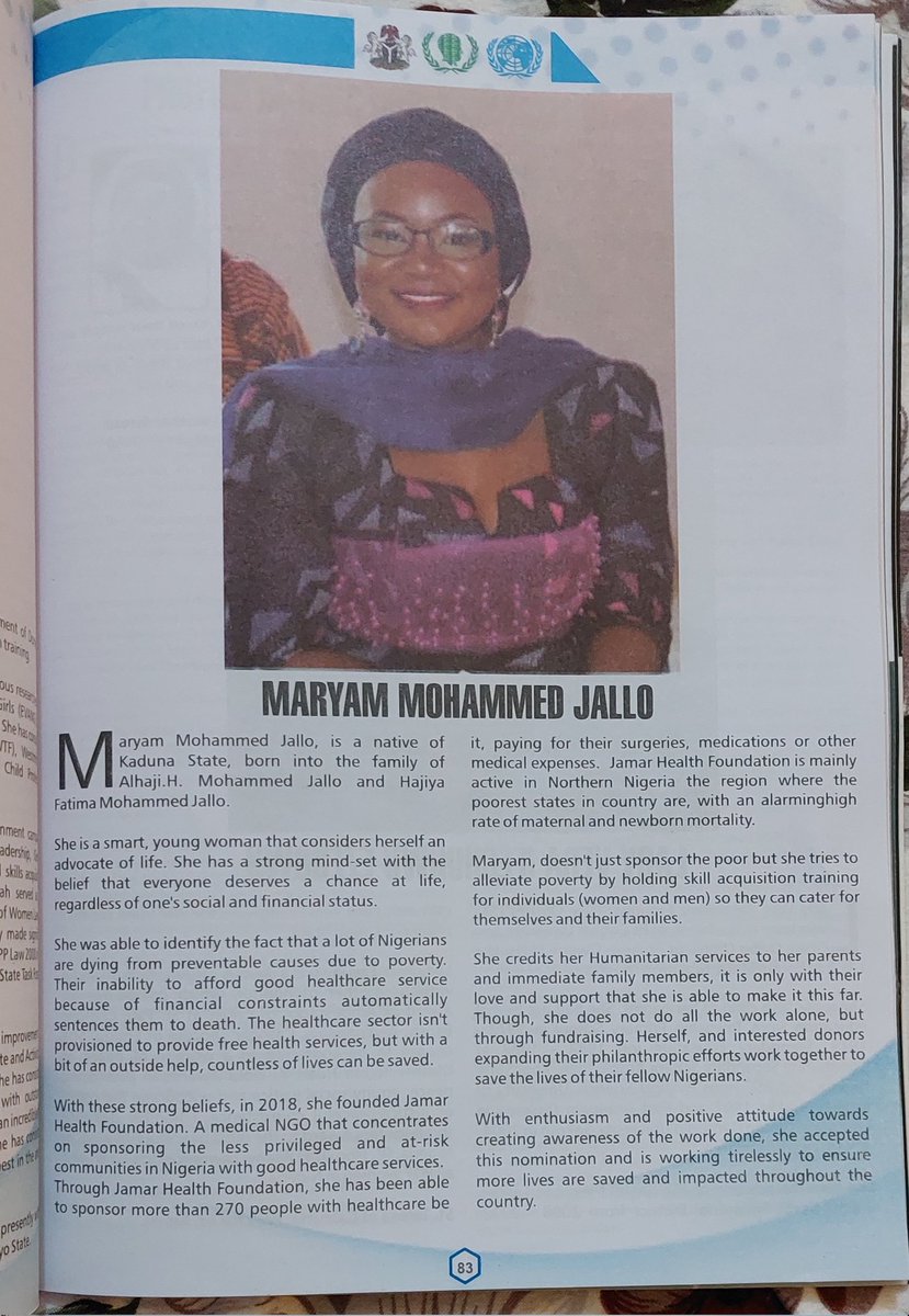 ummijallo's tweet photo. On Friday, April 29th 2022, I was awarded the MARY SLESSOR PEACE AWARD by the UNITED NATIONS POLAC FOUNDATION in Lagos State, Nigeria, for my contribution to saving the lives of hundreds of Nigerians and impacting the lives of thousands more.

ALHAMDULILLAH
WE DID IT TOGETHER. ❤️ https://t.co/Fp8CYnI7QZ