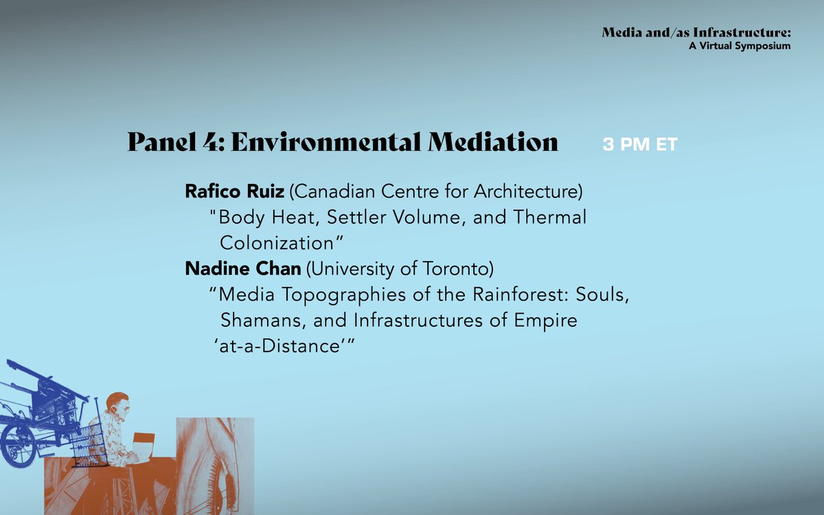 Panel #4 starting now with Rafico Ruiz and Nadine Chan. Moderated by Rachel Jekanowski (<a href="/stalebreadzine/">Rachel W Jekanowski</a>) 
#media #infrastructure