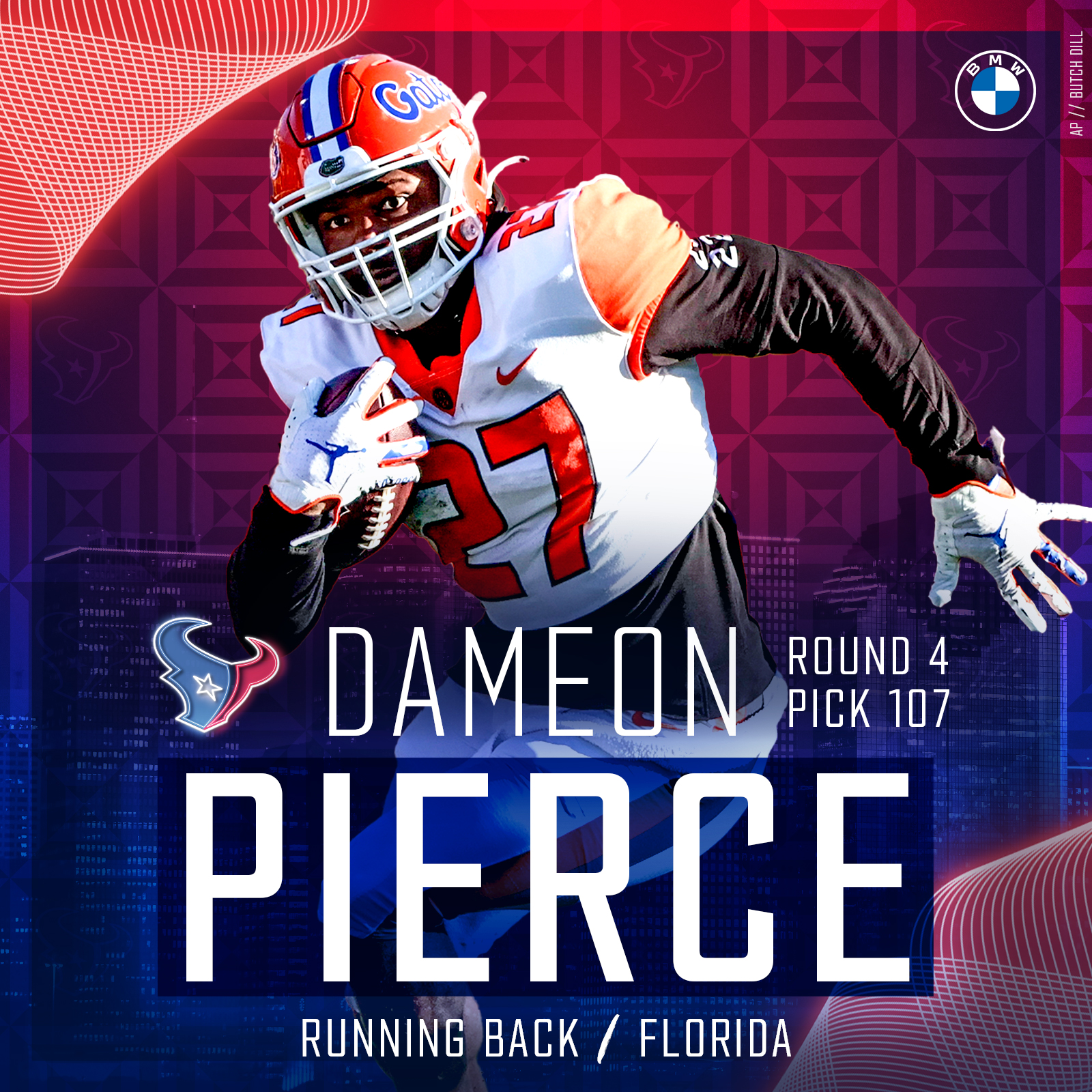 dameon pierce nfl draft