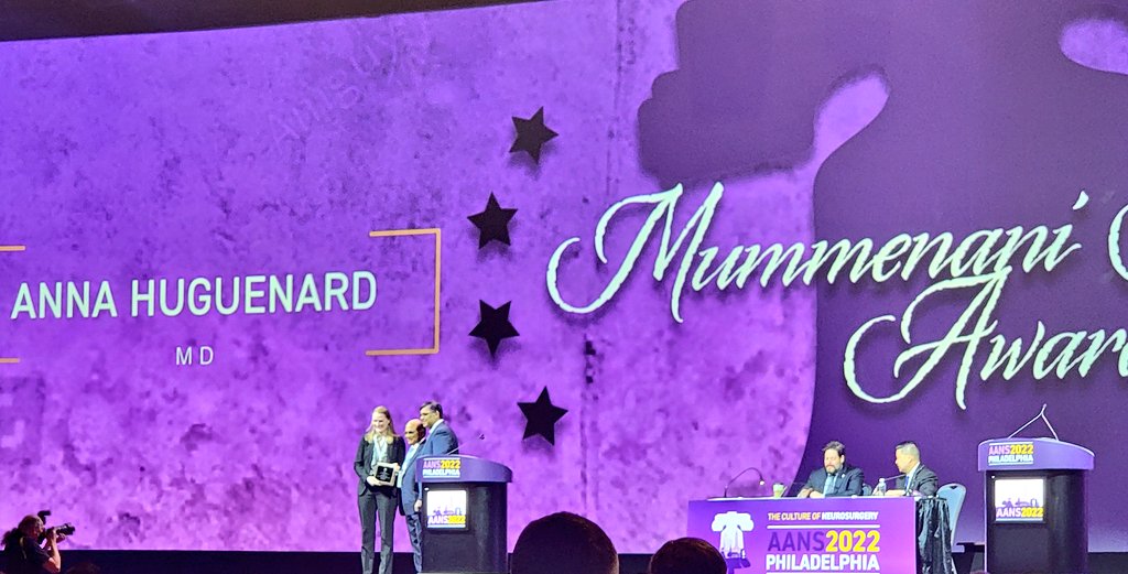 Rupen Desai (@rupendesaimd) on Twitter photo So proud of <a href="/PeterHYangMD/">Peter H Yang</a> and my soon to be co-chief <a href="/ahuguena/">Anna Huguenard, MD</a> for being awarded the WINS Mummameni award on the big stage at #AANS2022 <a href="/WashUNeurosurg/">WashU Med Taylor Family Department of Neurosurgery</a> So proud of <a href="/PeterHYangMD/">Peter H Yang</a> and my soon to be co-chief <a href="/ahuguena/">Anna Huguenard, MD</a> for being awarded the WINS Mummameni award on the big stage at #AANS2022 <a href="/WashUNeurosurg/">WashU Med Taylor Family Department of Neurosurgery</a>
