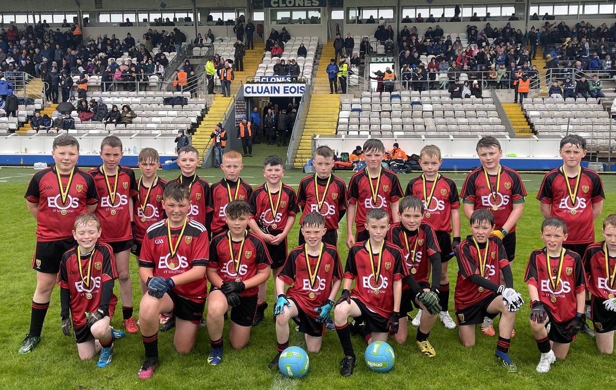 Congratulations to our young primary school footballers who got to play at halftime during the Downs Ulster Championship game against Monaghan! 👏