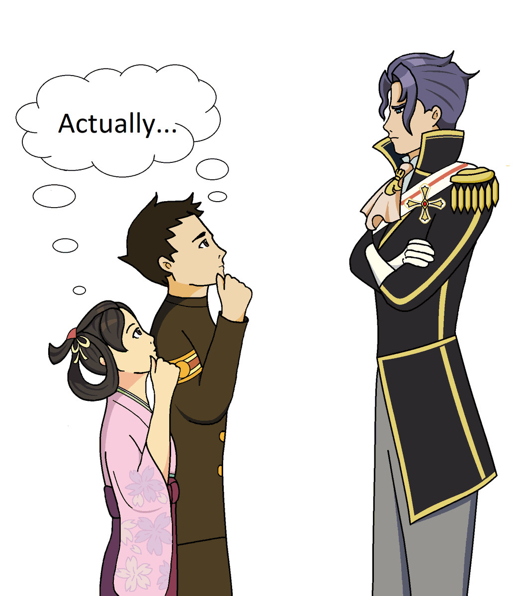 weeklysusato's tweet photo. Day 4 | First day in Britain
#tgaa #SusatoMikotoba #BarokVanZieks #MaelStronghart #HartVortex #AceAttorney https://t.co/aO1QHPcaD6