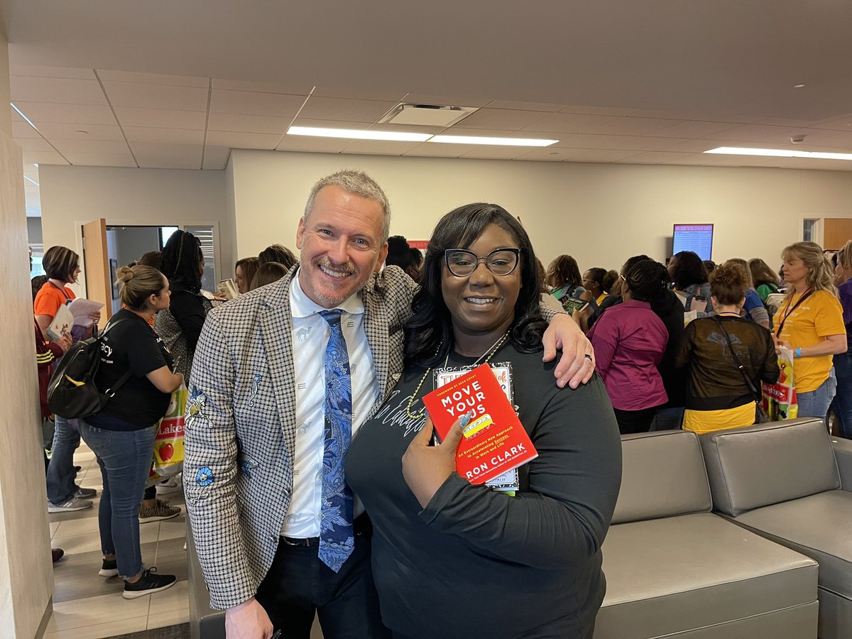 I just got to meet <a href="/mrronclark_/">Ron Clark</a> and I told him how he is my inspiration to my private school opening in the Fall!!!