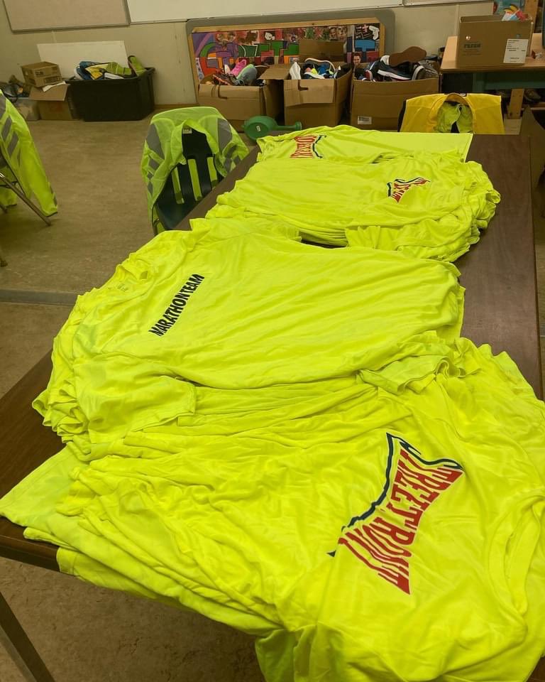 Back at it! Getting ready for the 50th running of the BMO marathon tomorrow 35 youth signed up for our first marathon in two years. Come out cheer them on!