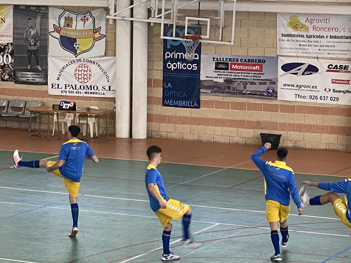 Cómo me gusta ver que el Membrilla Fútbol Sala aún sigue latiendo entre las nuevas generaciones… 💙💛