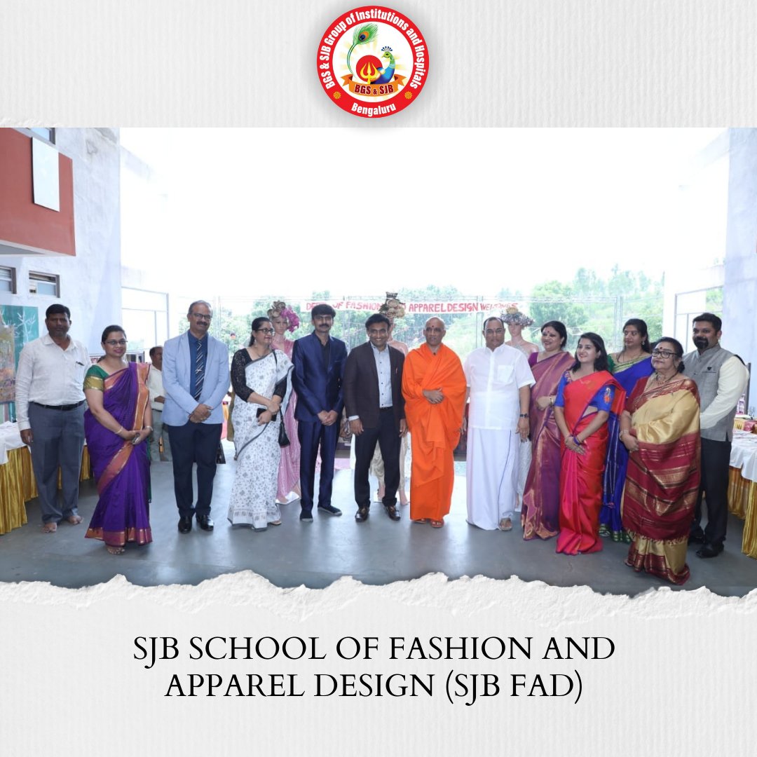 BgsSjb's tweet photo. SJB school of fashion and apparel students organized the 'Costume Design and Exhibition' event which was inaugurated by
Sri Sri Sri Dr. Nirmalanandhanatha Maha Swamiji
&amp;
Sri Sri Dr. Prakashanath Swamiji,
Minister of Health and Medical Education of Karnataka 
@mla_sudhakar 

#BGS https://t.co/al5u6xQBnZ