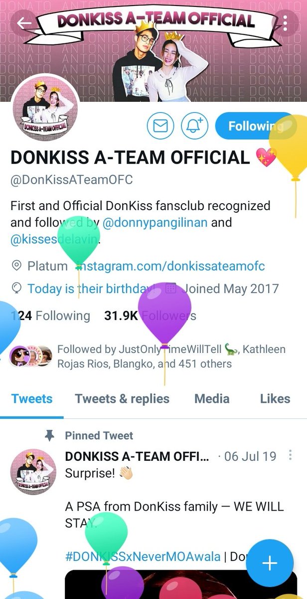 Happy 5th Anniversary mga kapatid kong Mahal. Love you all 💖 <a href="/DonKissATeamOFC/">DONKISS A-TEAM OFFICIAL 💖</a>
<a href="/DKSparklersOFCL/">DONKISS SPARKLERS OFFICIAL 🌟</a>
<a href="/DKGarlicsOFC/">DONKISS TEAM BAWANG OFFICIAL</a>
<a href="/donnypangilinan/">Donny</a>
<a href="/KissesDelavin/">Kisses Delavin</a>

#DonKiss
#DonKissFam