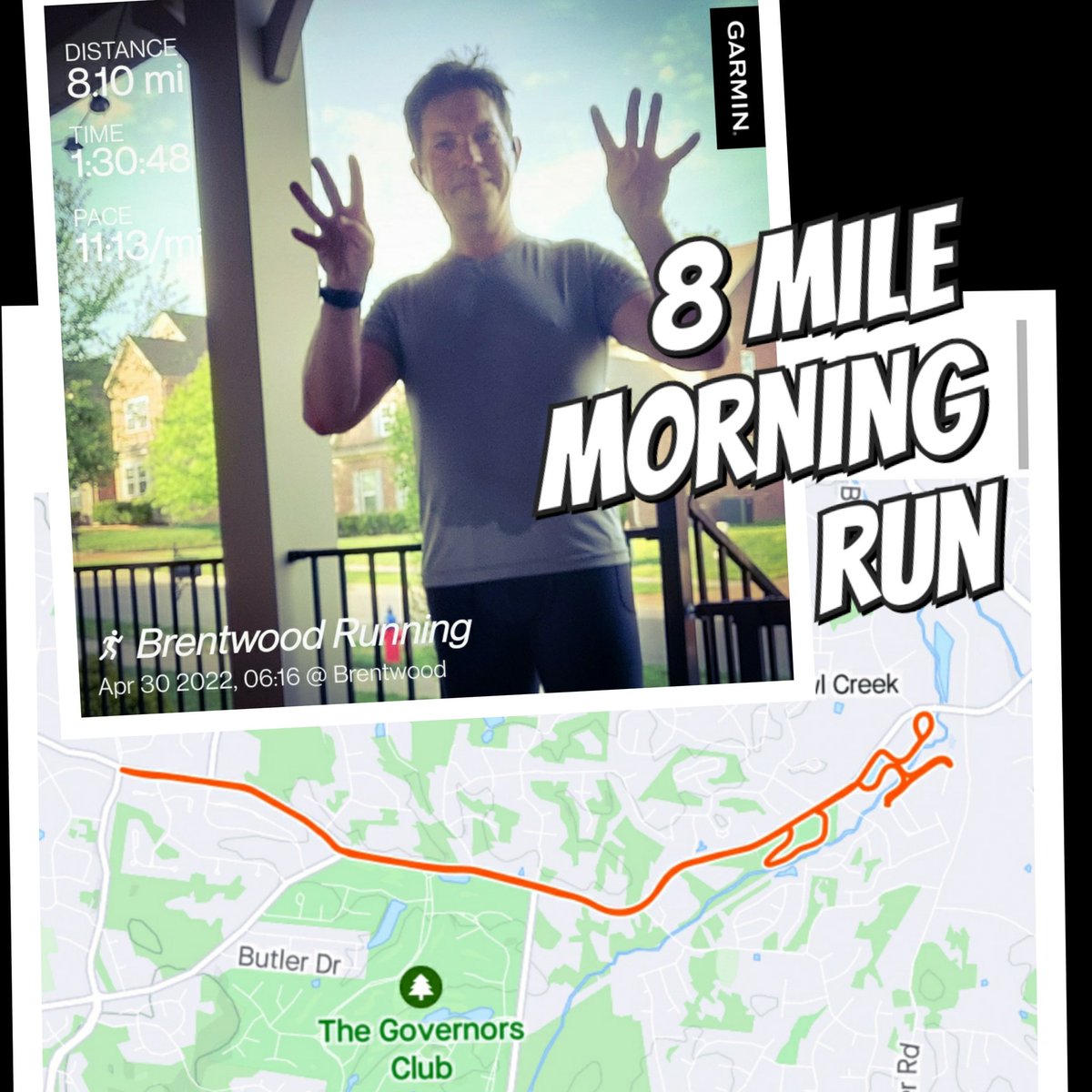 EricBorchert73's tweet photo. 8 Mile Morning. #saturdaymorninglongrun #run #runner #running #runninggeek #8milerun https://t.co/4n2QEZD8w6