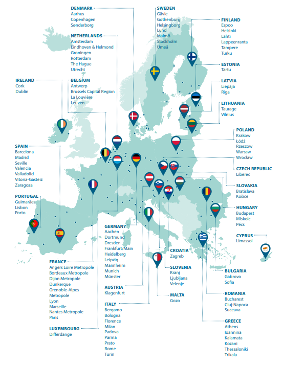 Last week the @EU_Commission announced the 100 #eu cities selected out of the 377 applying to work on becoming #climateneutral by 2030. 
Is your city on this list? 
#climatechange  #GlobalWarming #europe #urbangovernance