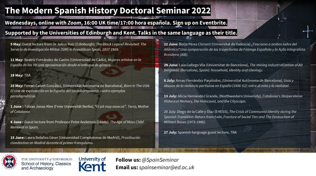 Modern Spanish History Doctoral Seminar tweet media