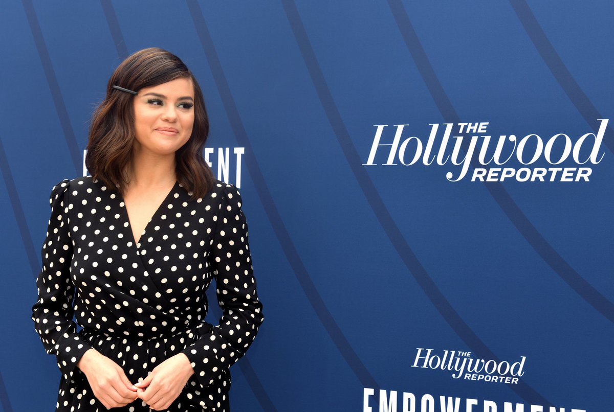 ThrowbackSeIene's tweet photo. April 30, 2019: Selena on the red carpet at The Hollywood Reporter's Empowerment In Entertainment event in Los Angeles, California https://t.co/gBW5g1Nhp5