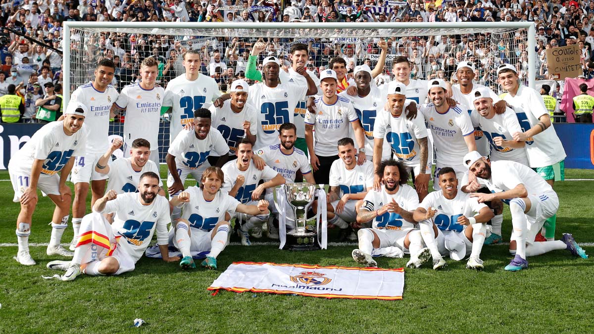 realmadrid's tweet photo. 3️⃣5️⃣ #CAMPEON35 https://t.co/IvXHEI29lf