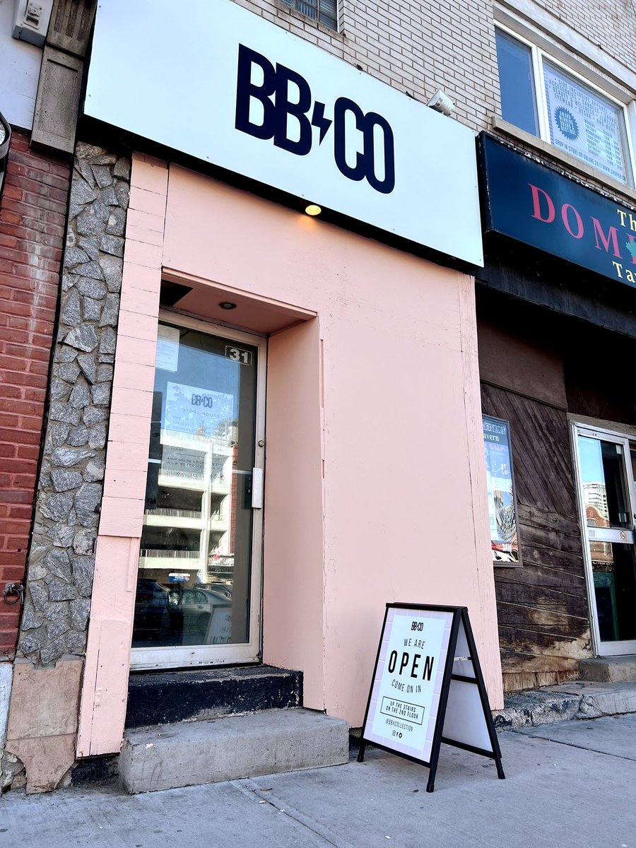bbxcollection's tweet image. Yes — we are open today! Find us at 31 York Street in the @ByWardMarketBIA! Just look for the pink store! ✨

#BabesInBBxCo #DowntownOttawa