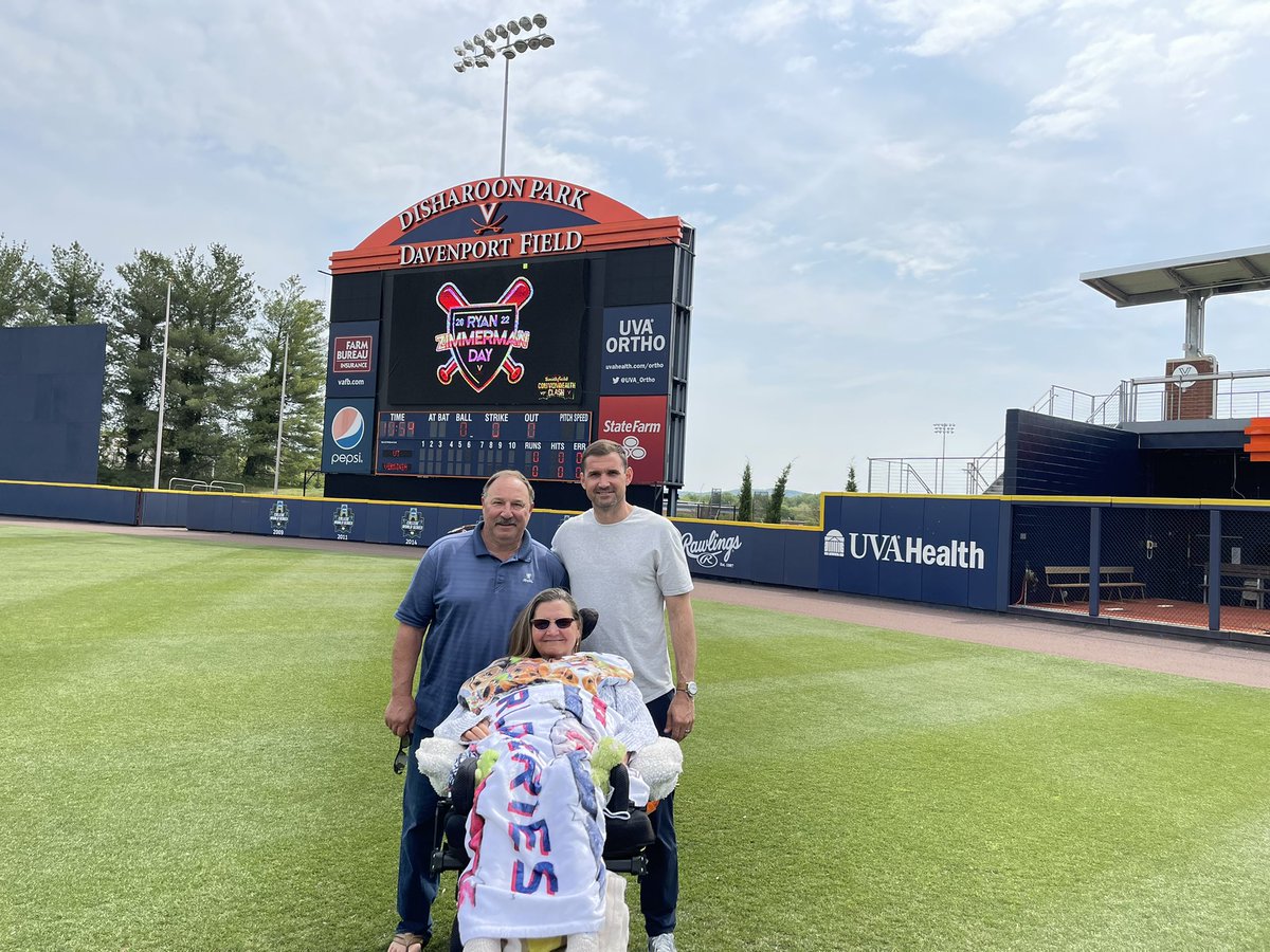This is Keith &amp; Cheryl’s first time back at this field since Ryan played here!