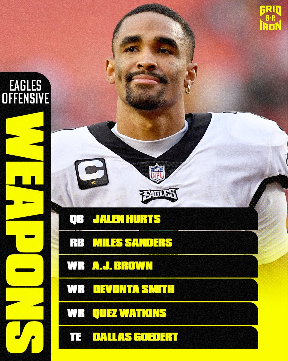 brgridiron's tweet photo. Can this Eagles offense with A.J. Brown win the NFC? 🦅 https://t.co/qvUAXnOtsJ
