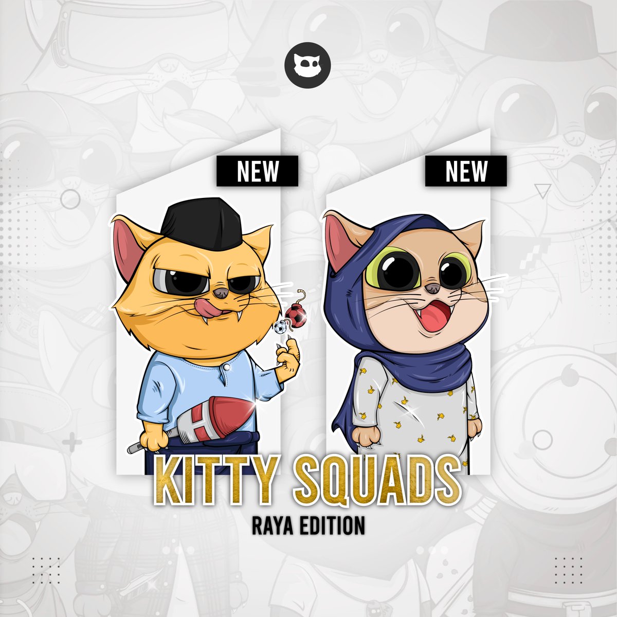 Meowning everyone 😽

Kitty will releasing sweet couple of #kittysquads and will be minted on today at 7am 
Don’t miss it 💚

FP : 0.03 BNB

come check out my profile in Pentas 
app.pentas.io/user/Kittysqua…

RTs are very much appreciated, thanks guys🤙🏻

<a href="/Pentasian/">PENTASIAN</a>
<a href="/BelakangPentasZ/">BelakangPentasZ</a>