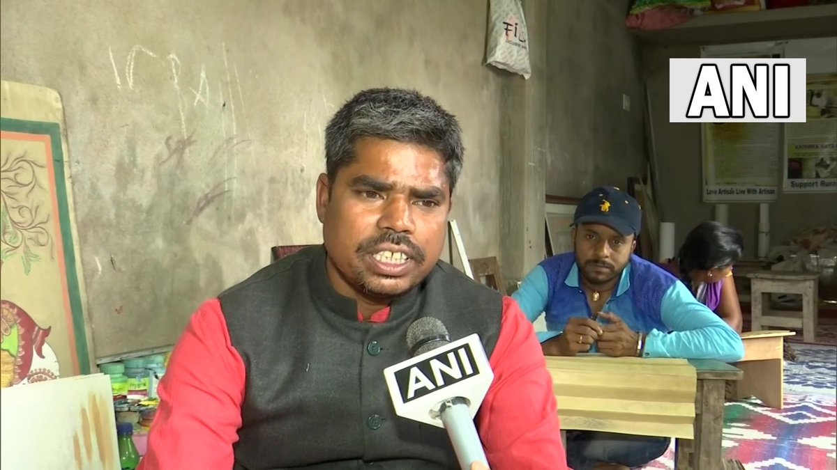 We kept this art alive since the construction of 12th Century old Jagannath Temple of Puri. We follow old ancestral processes to preserve these palm leaves. We want to preserve this art for our country, seeking the GI tag for pothi chitra of Puri:Nayak's son Prashant said (30.04)