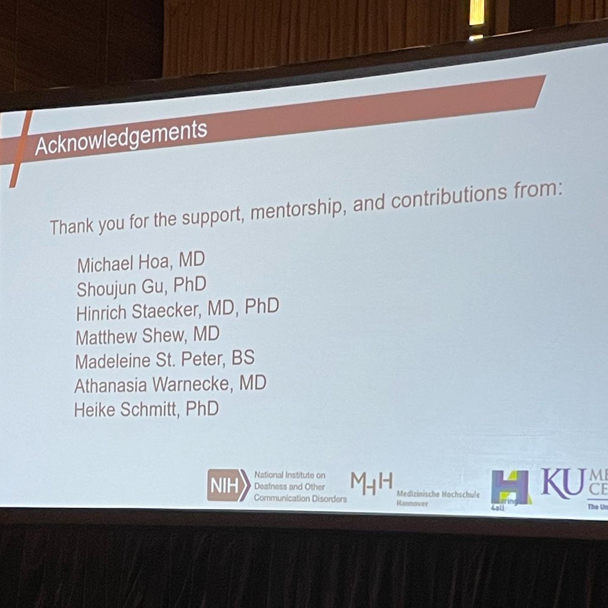 KU_ENT's tweet photo. Alexandra Arambula MD #residENT @KU_ENT presents In Silico Localization of Perilymph Proteins Enriched in Meniere's Disease Using Mammalian Cochlear Single Cell Transcriptomics with H Staecker, S Gu, A Warnecke, H Schmitt, M Hoa, M Shew, M St Peter
#2022COSM #ENTsurgery #WeAreOto https://t.co/4WIUPpM4fM