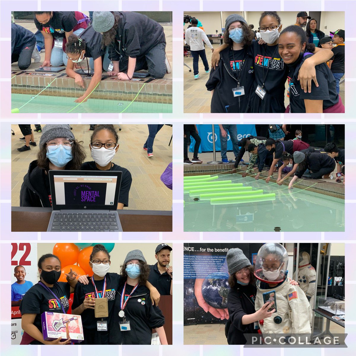 These ladies had a great time 2nd place in AldineCreates and top three spots in Sphero Swim Meets #STEMfest2022 @YWLA_AISD @DrJTJackson