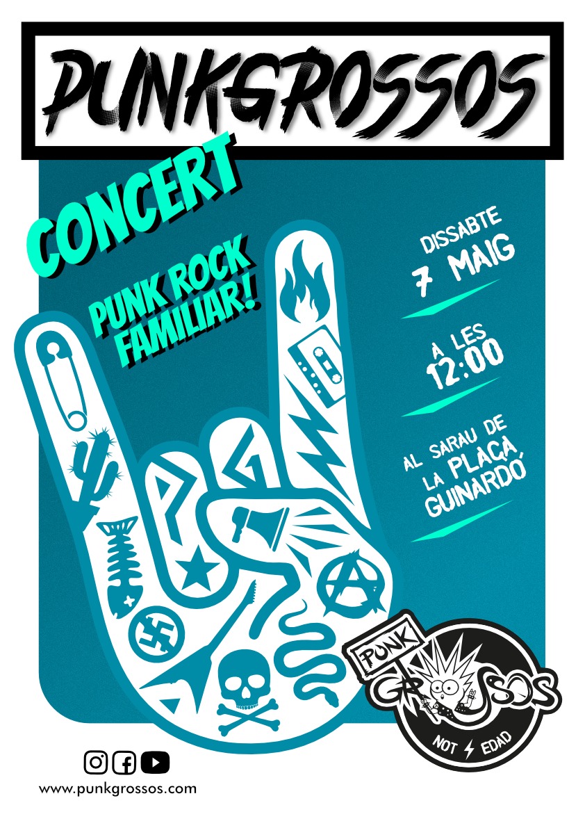 punkgrossos's tweet photo. Us esperem al Sarau del Guinardó amb tota la canalla per donar molta canya 🤘🤘 https://t.co/iwRPPOR0yl