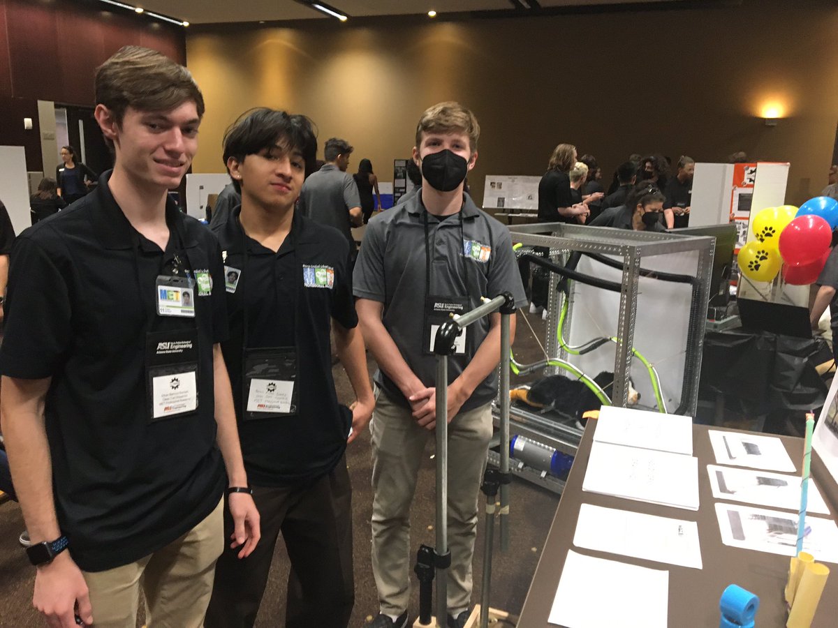 jlutech's tweet photo. We went to @ASUEngineering for the EPICs competition. We did admirably but unfortunately did not win. Our next goal is to have our project implemented by May 13th. #PeoriaMET #PeoriaMETTech #ASU #ASUEngineering https://t.co/ygnqbkOpML